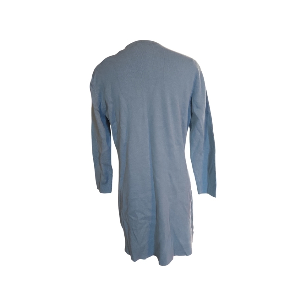 Talbots Petites Long Cardigan and Shirt Baby Blue - Picture 10 of 12